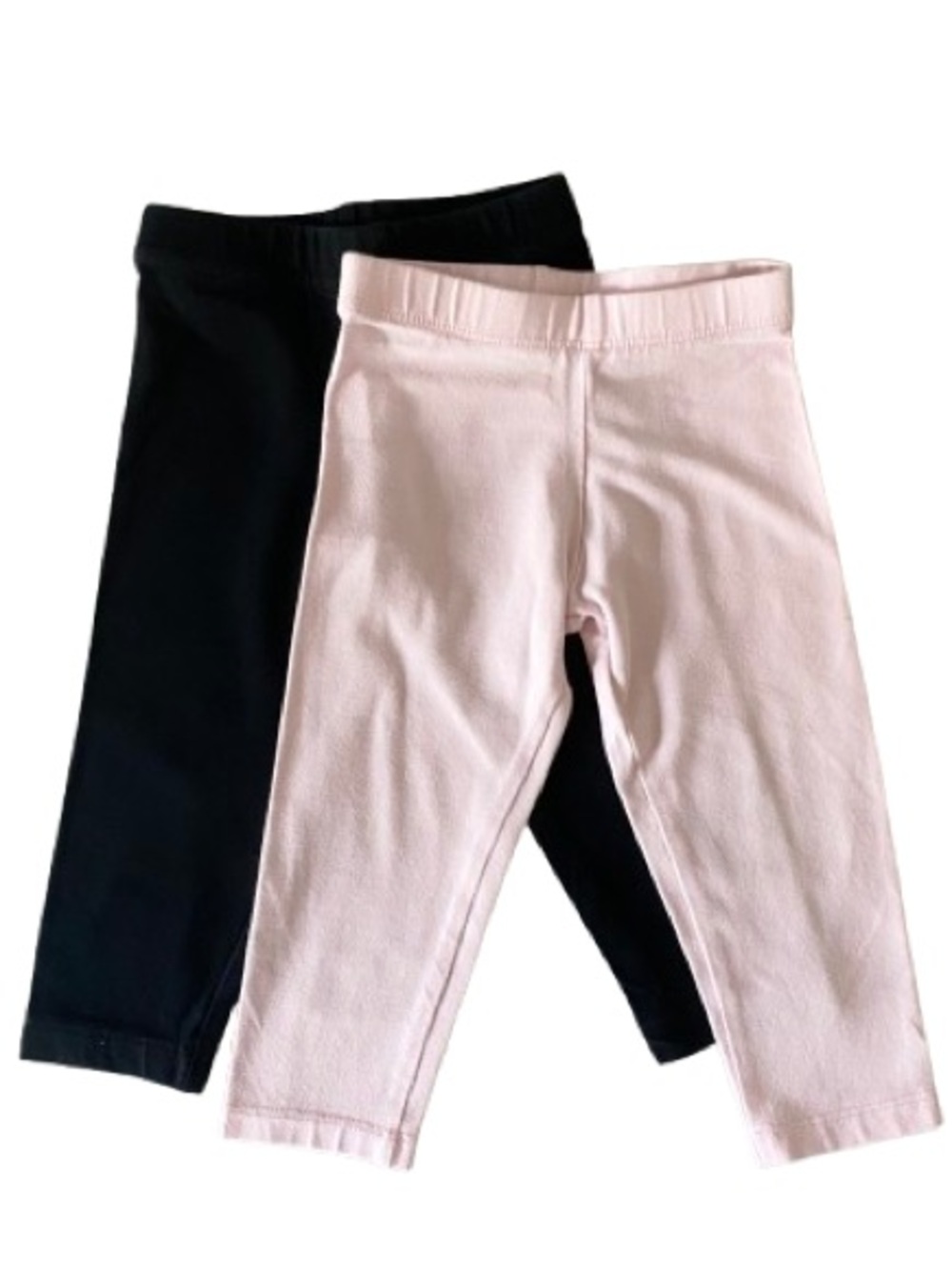 THE CHILDREN’S PLACE Baby Girls 2-piece Leggings Black /Pink 12-18 Months